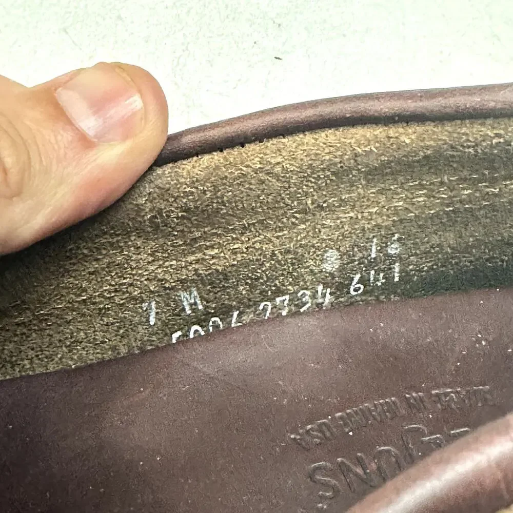 WORN TWICE Rancourt & Co. x Bass Weejun Tassel Loafer Thorne Made in Maine USA 7